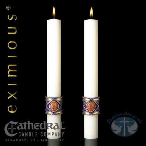 Lilium Complementing Candles- Pair