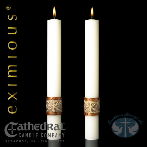 Luke 24 Complementing Candles- Pair
