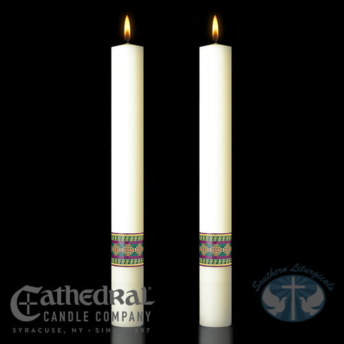 Prince of Peace Complementing Candles- Pair