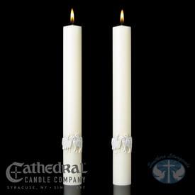 The Good Shepherd Complementing Candles- Pair