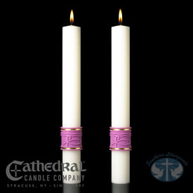 Jubilation Complementing Candles- Pair