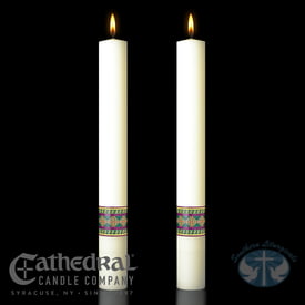 Prince of Peace Complementing Candles- Pair