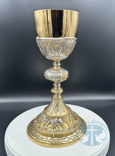 Last Supper Chalice 198BC IN STOCK OPTION 10.5 Inches