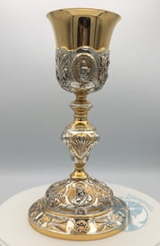 Holy Family Baroque Chalice and Paten - 193BC