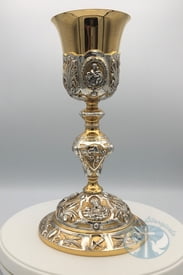 Holy Family Baroque Chalice and Paten - 193BC