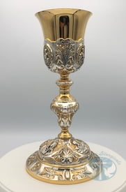 Holy Family Baroque Chalice and Paten - 193BC