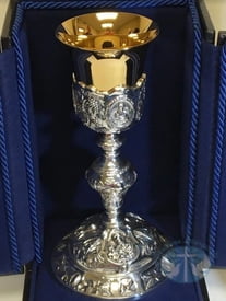 Holy Family Baroque Chalice and Paten- 193CH