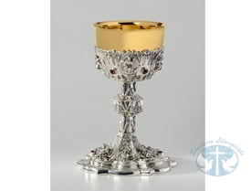12 Apostles Chalice and Paten with Swarovski Crystals - Item 199A