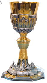 Gothic Style Bi-Color Chalice ASL-012