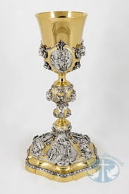 ELC 617 Wax Cast Christ's Life Chalice