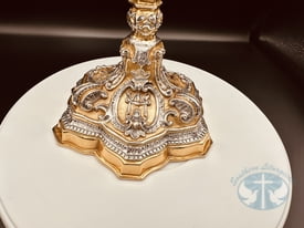 Tulip Cup Baroque Bicolor Chalice with Paten- 166BC