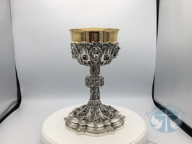 12 Apostles Chalice and Paten with Swarovski Crystals - Item 199A