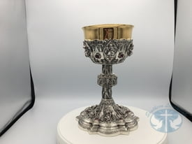 12 Apostles Chalice and Paten with Swarovski Crystals - Item 199A