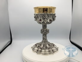 12 Apostles Chalice and Paten with Swarovski Crystals - Item 199A