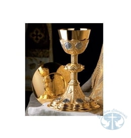 Stations of the Cross Chalice and Paten by Molina - Item 2465