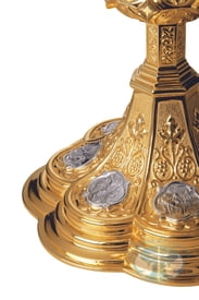Stations of the Cross Chalice and Paten by Molina - Item 2465
