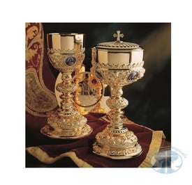 Baroque Chalice and Ciboria by Molina - Item 2502