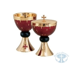 "Drops of Blood" Chalice and Paten - Item 2818 by Molina