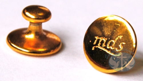 Brass Collar Buttons