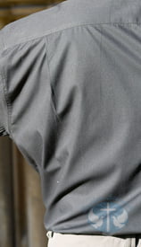 Omega 5000 100% Cotton LS Black Tab Shirt