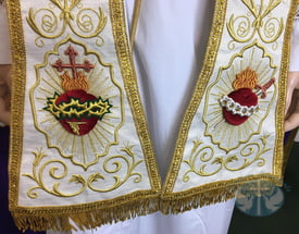 Immaculate Heart and Sacred Heart Stole
