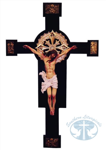 48 Inch Four Evangelists Wall Crucifix