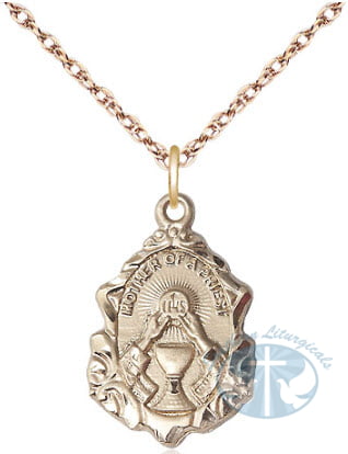 Mother of a Priest Necklace- 14K Solid Gold Necklace