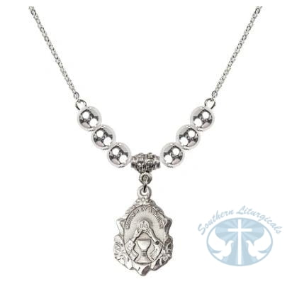 Mother of a Priest Necklace with Sterling Silver Beads