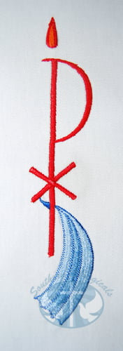 Embroidered Baptismal Stole- Adult