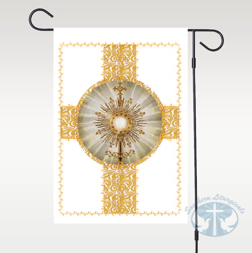 April- The Most Blessed Sacrament Garden Flag