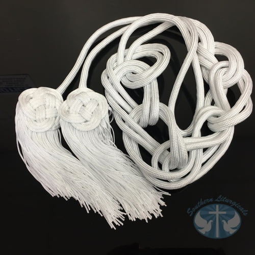 Cincture - Braided Knot White