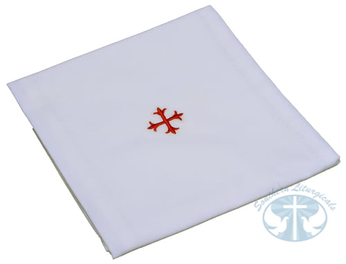 Cotton Red Cross Altar Linens- Pack of 3