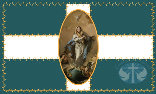 December - Immaculate Conception of Mary Flag