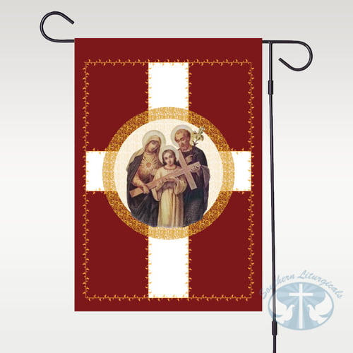 February- The Holy Family Garden Flag