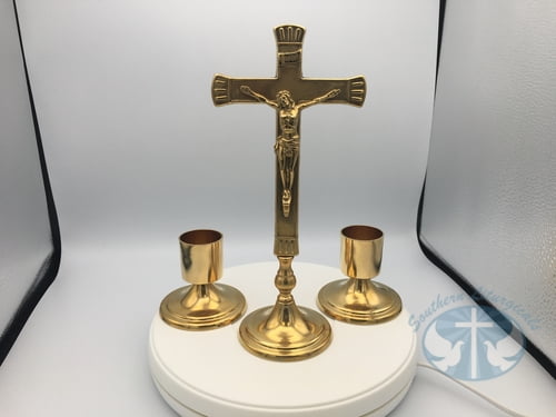 Small Altar Set - Brass