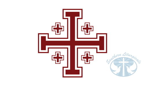 Jerusalem Cross Flag