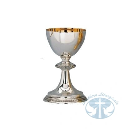 Artistic Silver Chalice and Paten 1862 by Molina
