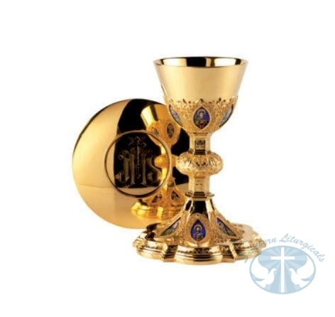 "The 12 Apostles" Chalice and Paten by Molina - Item 2132E