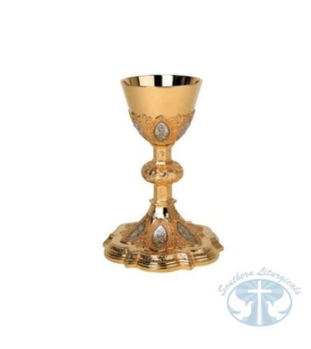 "The Apostles" Chalice and Paten by Molina - Item 2132