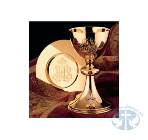 "The Piety" Chalice and Paten by Molina - Item 2374
