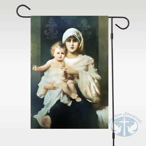 Madonna and Child Garden Flag
