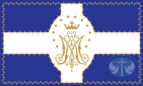 May- The Blessed Mother Flag