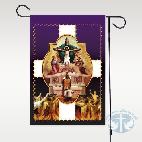 November - Holy Souls in Purgatory Garden Flag
