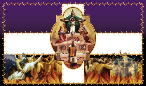 November - Holy Souls in Purgatory Flag