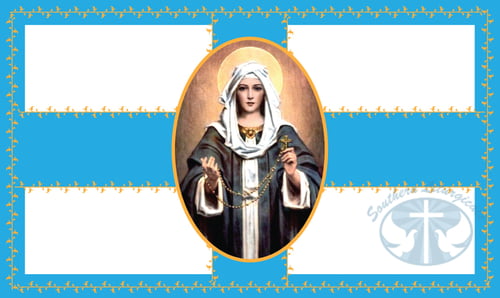 October - Our Lady of the Rosary Flag