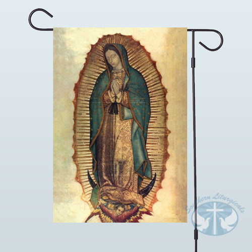 Our Lady of Guadalupe Garden Flag