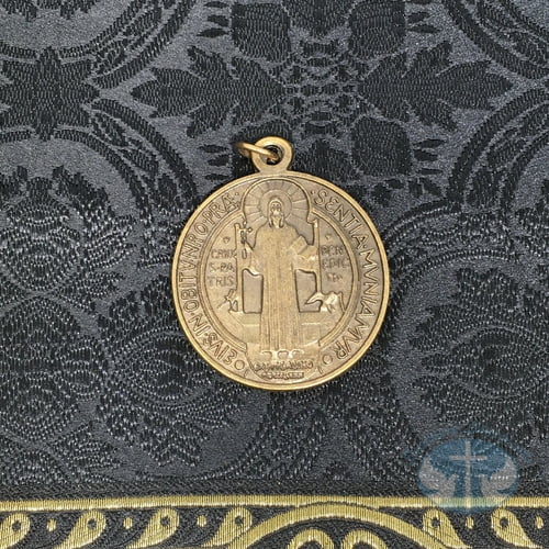 St Benedict Medal -Bronze Toned 2 inch
