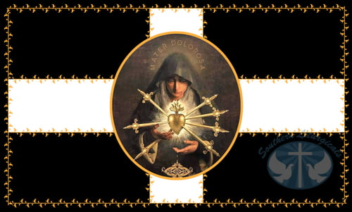 September - Seven Sorrows of Mary Flag