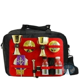 Clergy Items Computer Bag Mass Kit with Chalice & Ciborium 10-87B NS