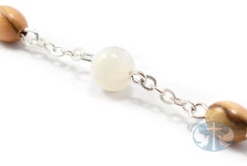 The Holy Mass Rosary- Olivewood and Mother of Pearl